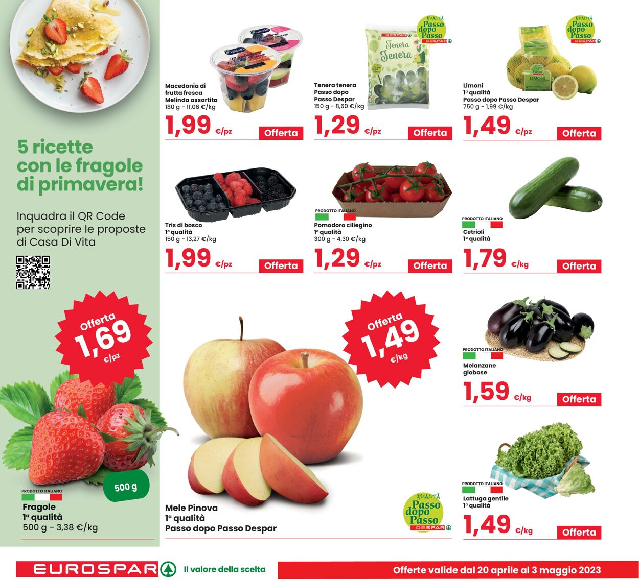 Volantino Eurospar 20.04.2023 - 03.05.2023