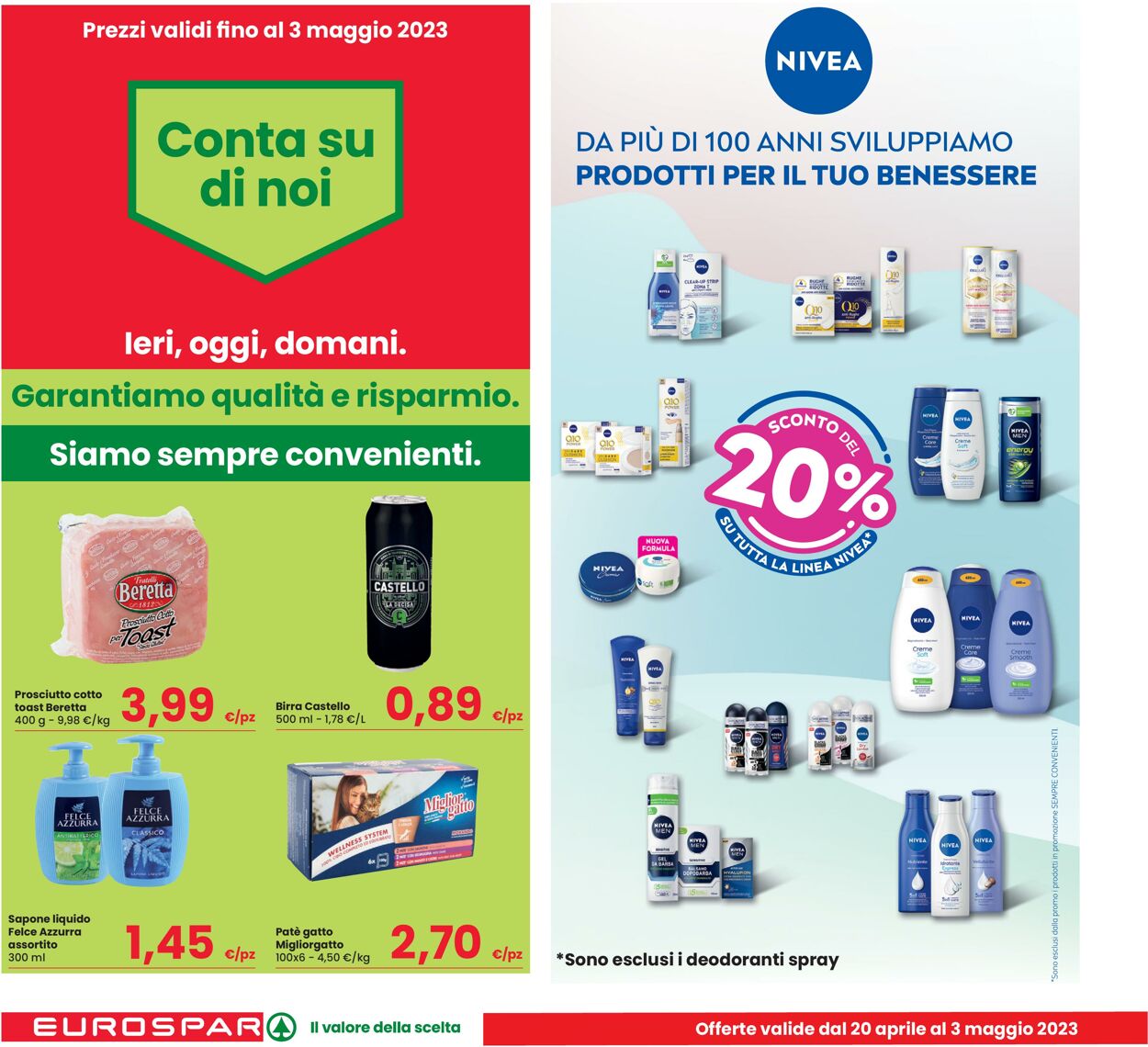 Volantino Eurospar 20.04.2023 - 03.05.2023