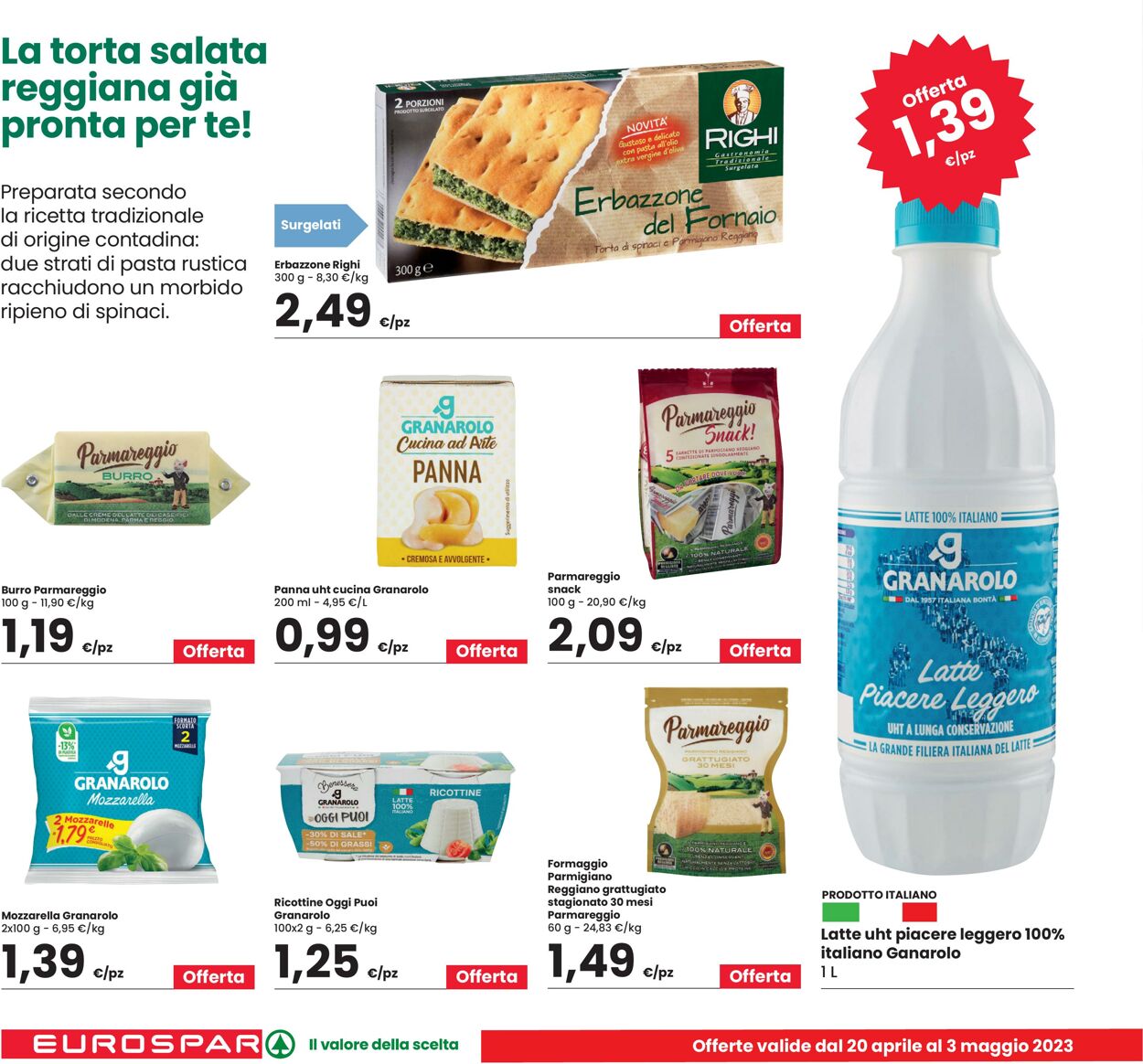 Volantino Eurospar 20.04.2023 - 03.05.2023