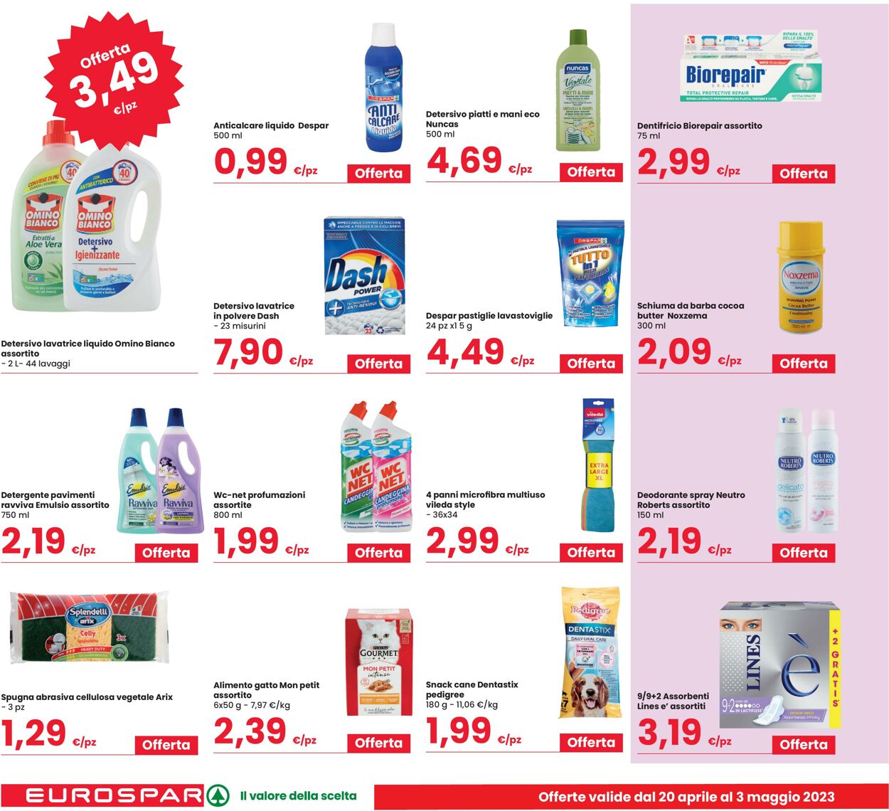 Volantino Eurospar 20.04.2023 - 03.05.2023