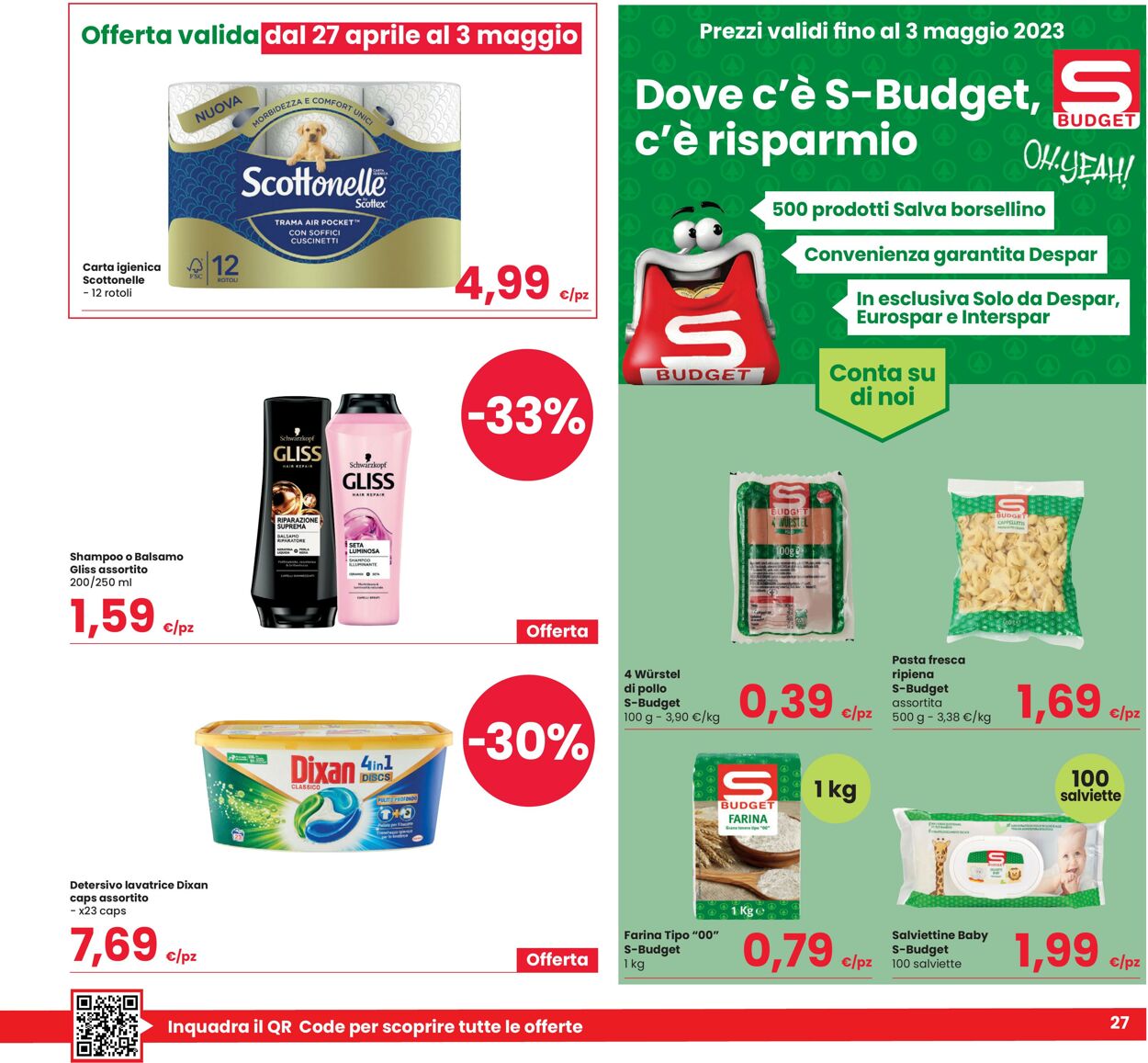 Volantino Eurospar 20.04.2023 - 03.05.2023