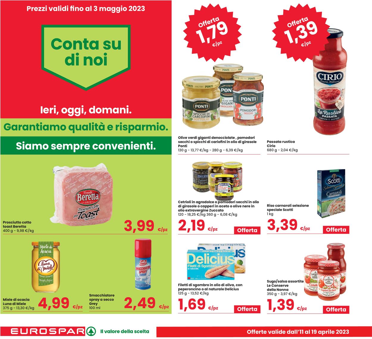 Volantino Eurospar 11.04.2023 - 19.04.2023