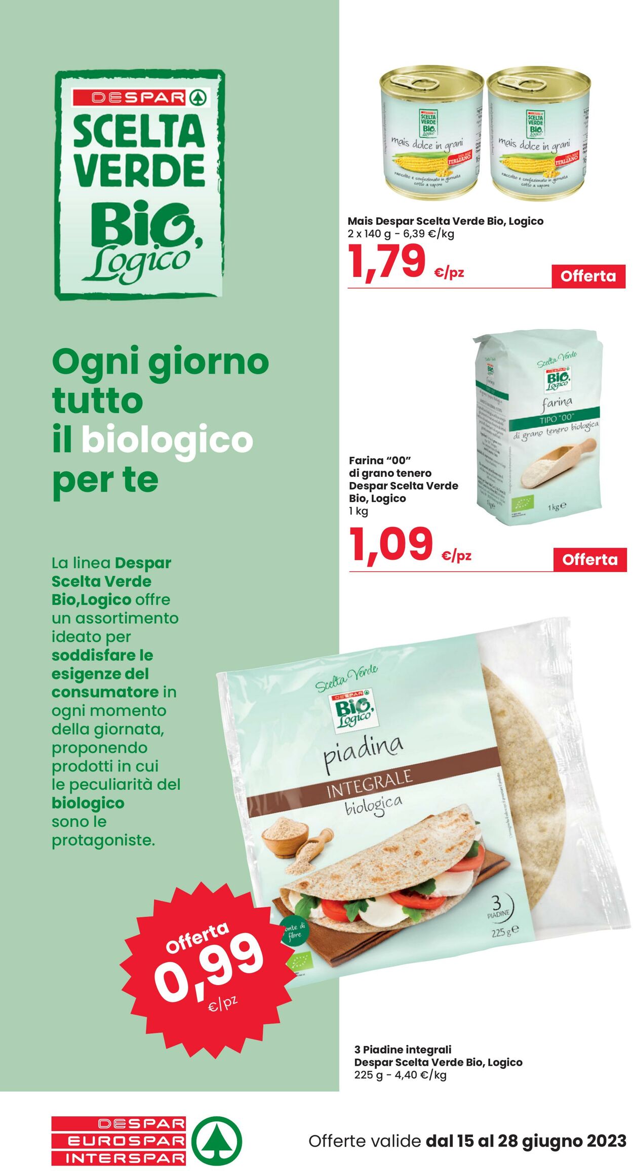 Volantino Eurospar 15.06.2023 - 28.06.2023