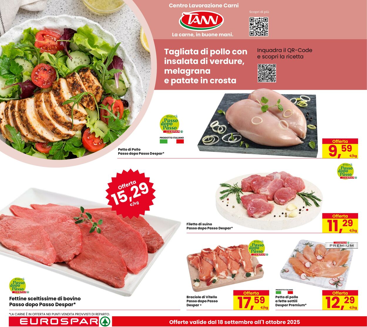 Volantino Eurospar 18.09.2025 - 01.10.2025