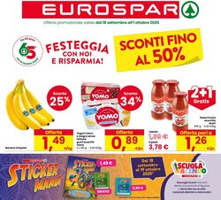 Volantino Eurospar 29.10.2025 - 02.11.2025