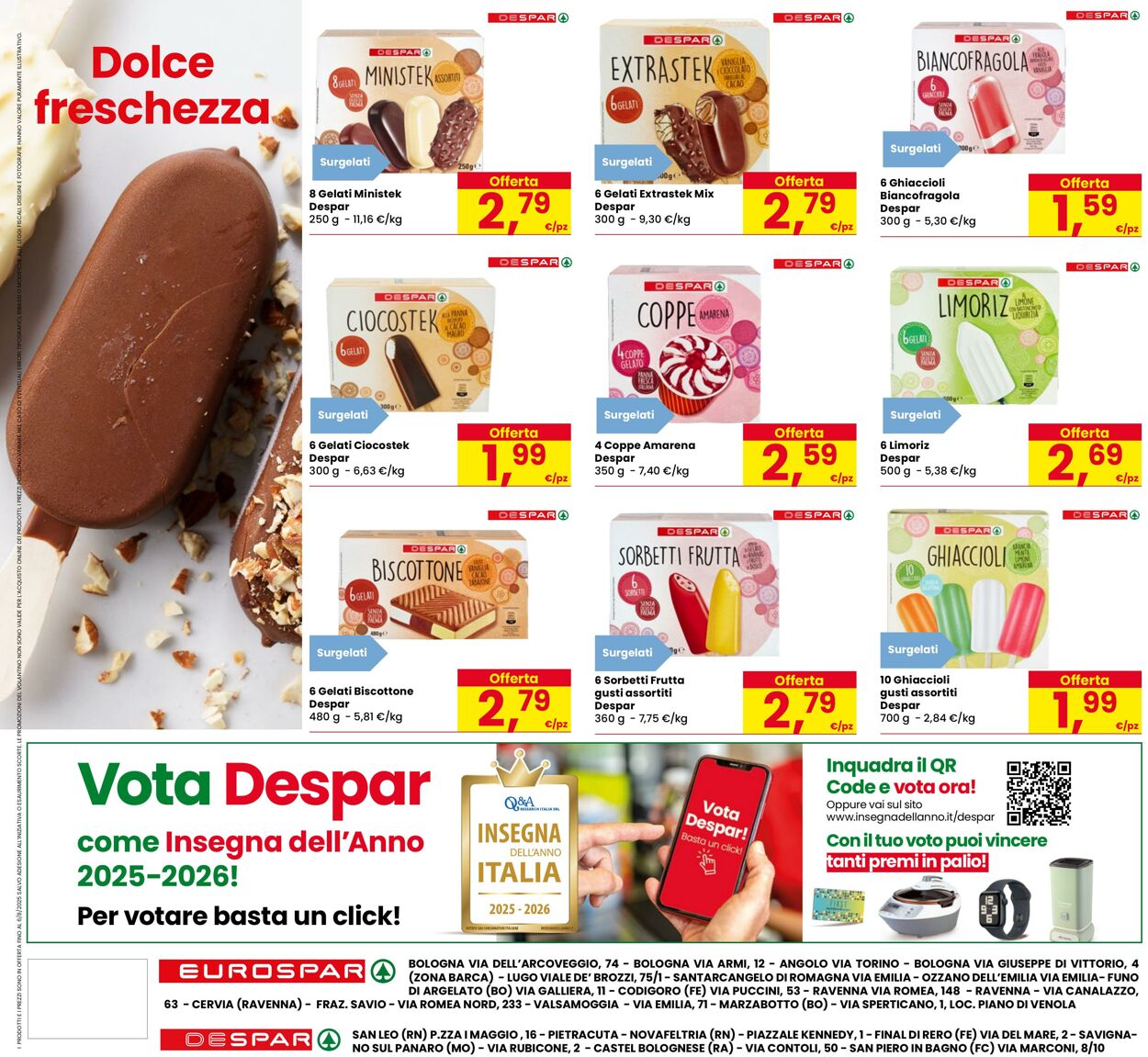 Volantino Eurospar 07.08.2025 - 20.08.2025