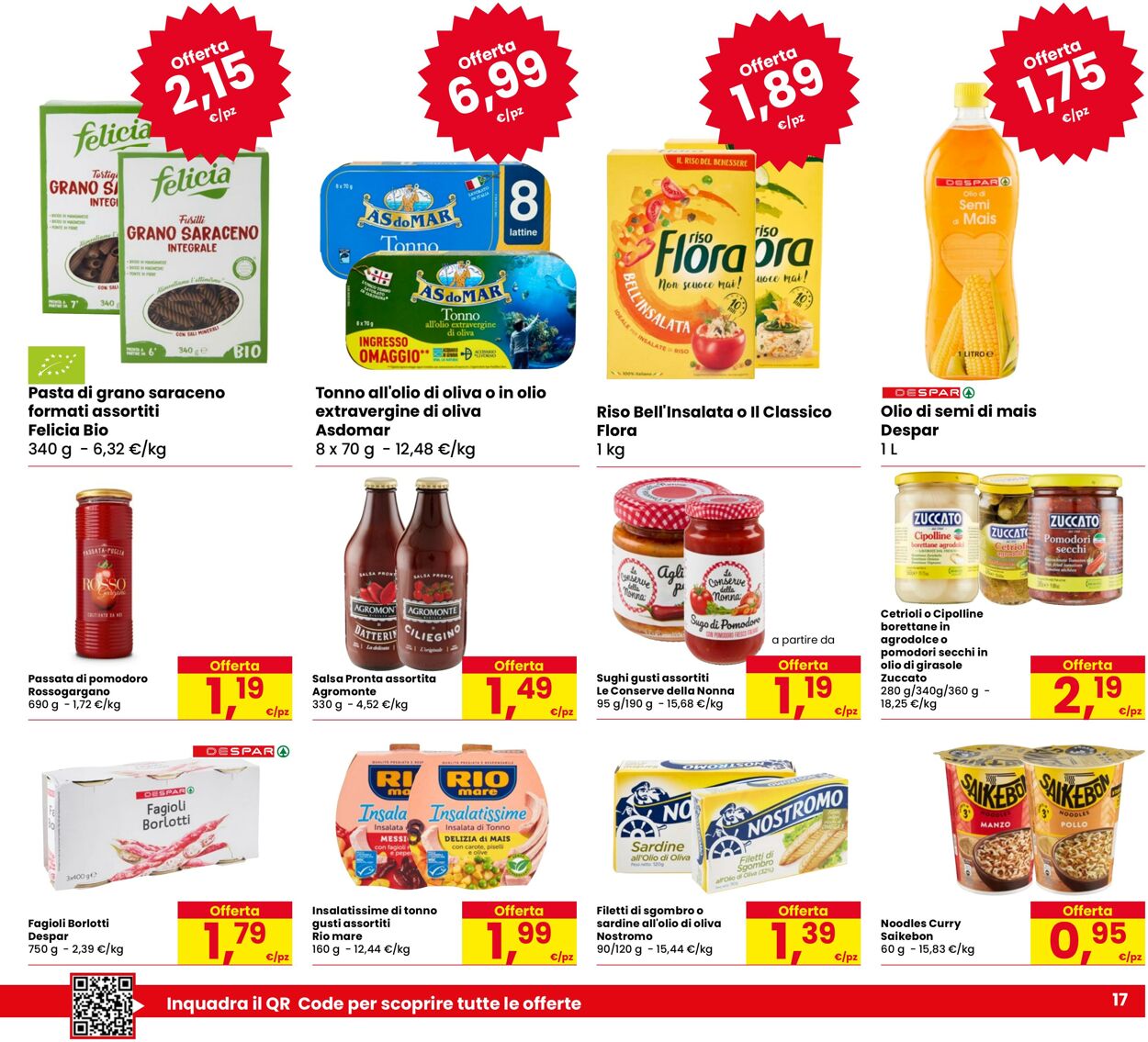 Volantino Eurospar 07.08.2025 - 20.08.2025