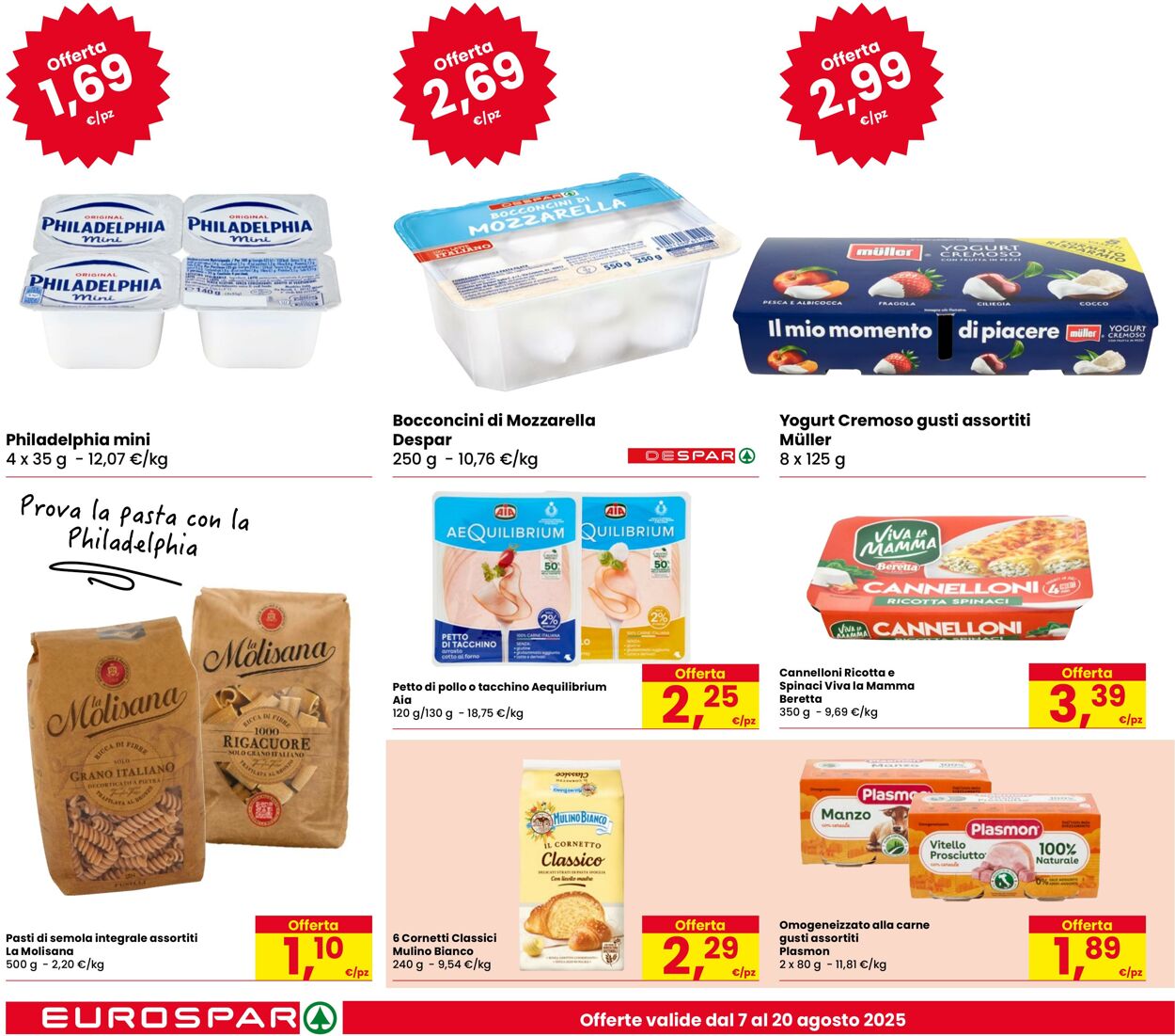 Volantino Eurospar 07.08.2025 - 20.08.2025