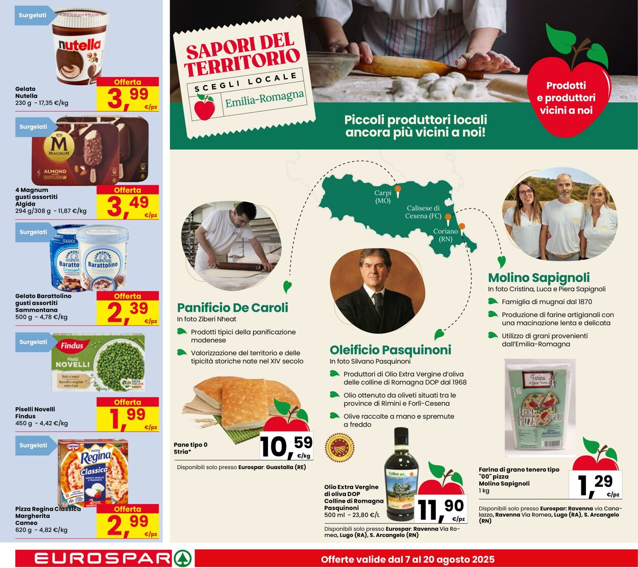 Volantino Eurospar 07.08.2025 - 20.08.2025