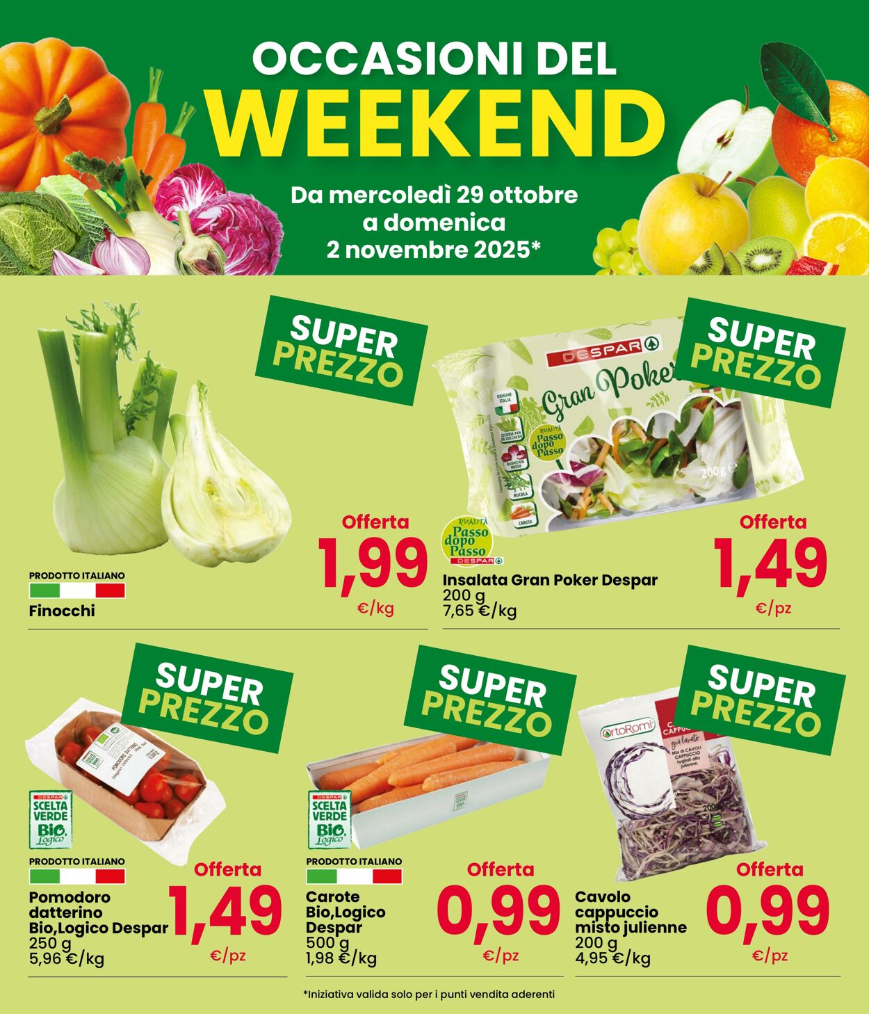 Volantino Eurospar 29.10.2025 - 02.11.2025