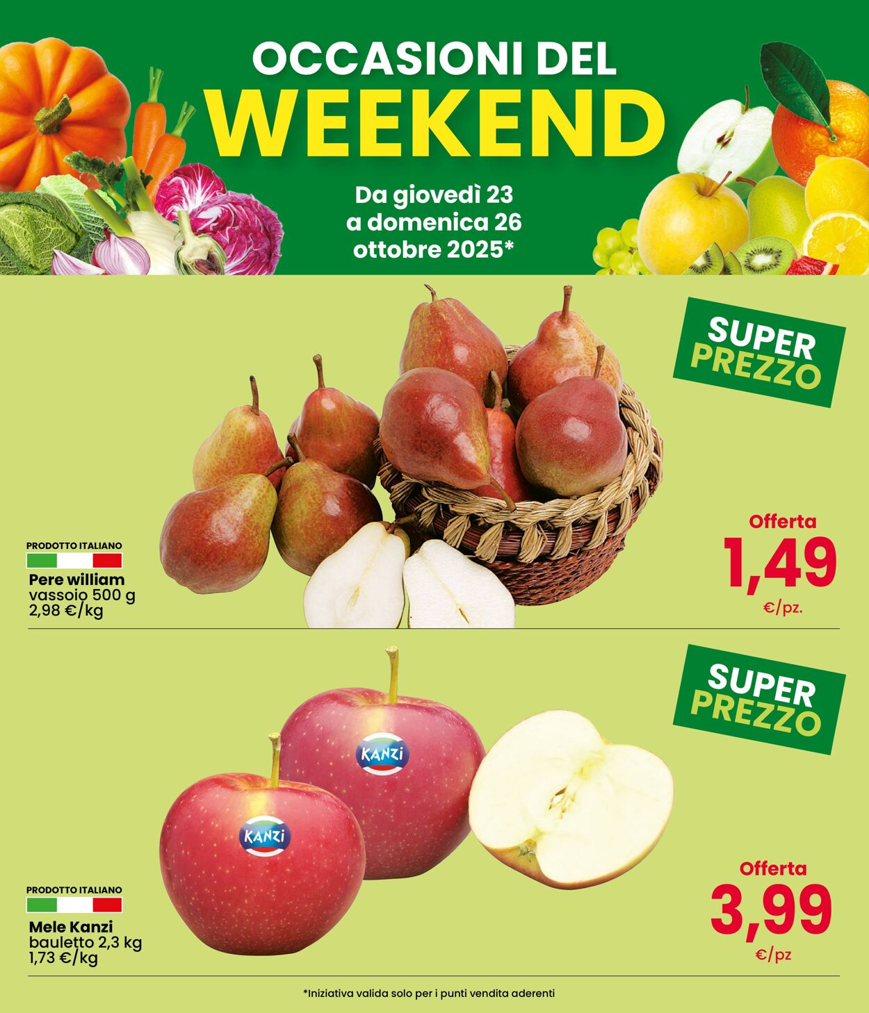 Volantino Eurospar 23.10.2025 - 26.10.2025