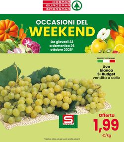 Volantino Eurospar 29.10.2025 - 02.11.2025