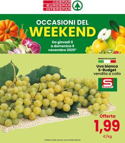 Volantino Eurospar 29.10.2025 - 02.11.2025
