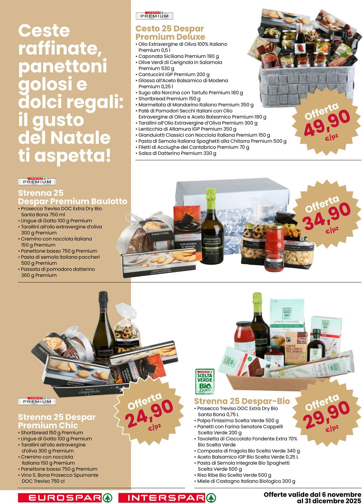 Volantino Eurospar 06.11.2025 - 31.12.2025