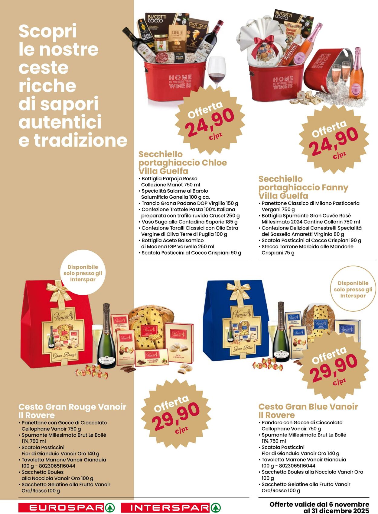 Volantino Eurospar 06.11.2025 - 31.12.2025