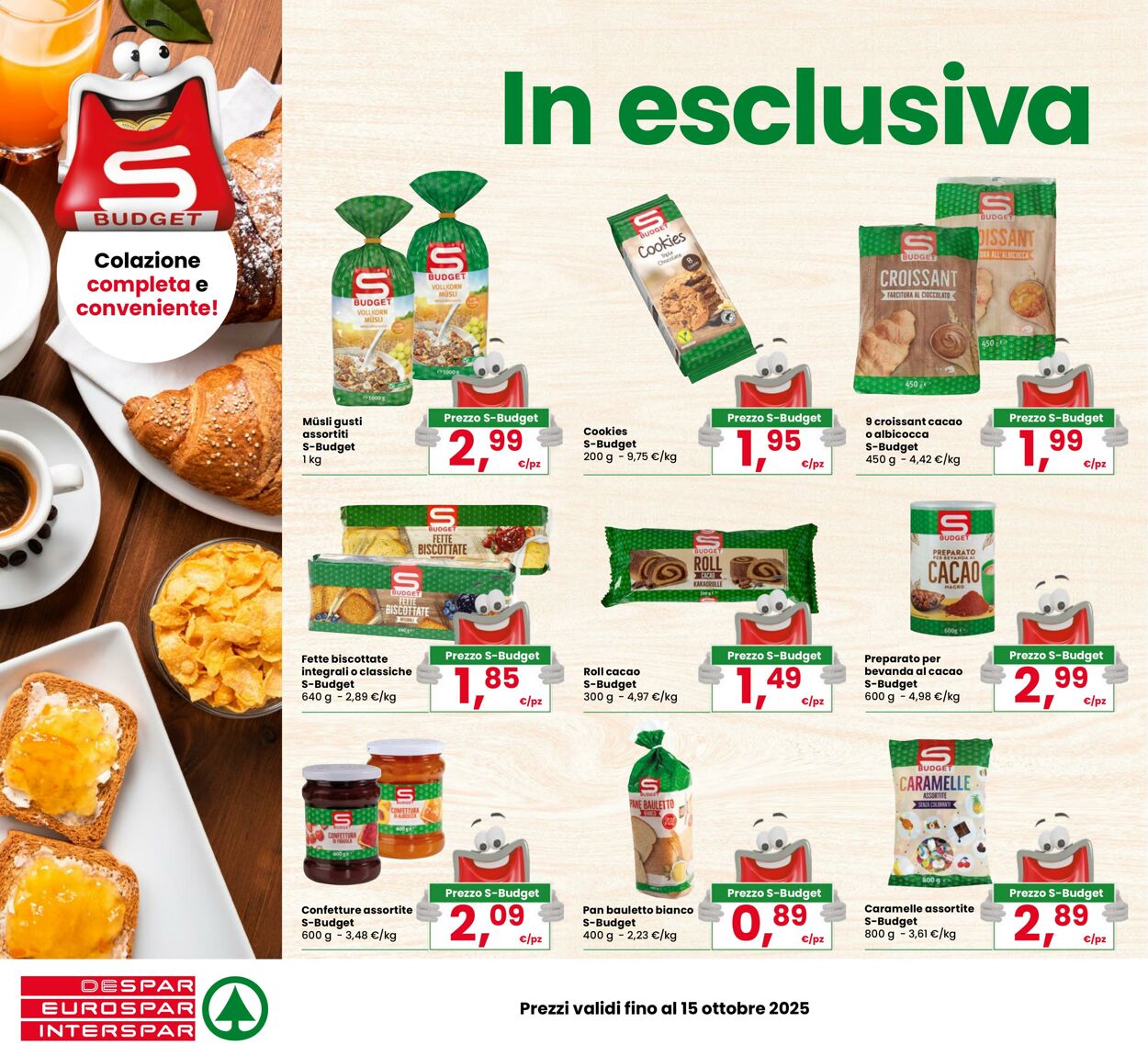 Volantino Eurospar 18.09.2025 - 15.10.2025