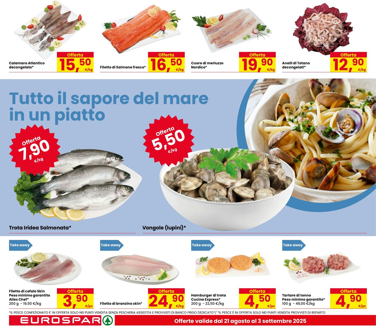 Volantino Eurospar 21.08.2025 - 03.09.2025