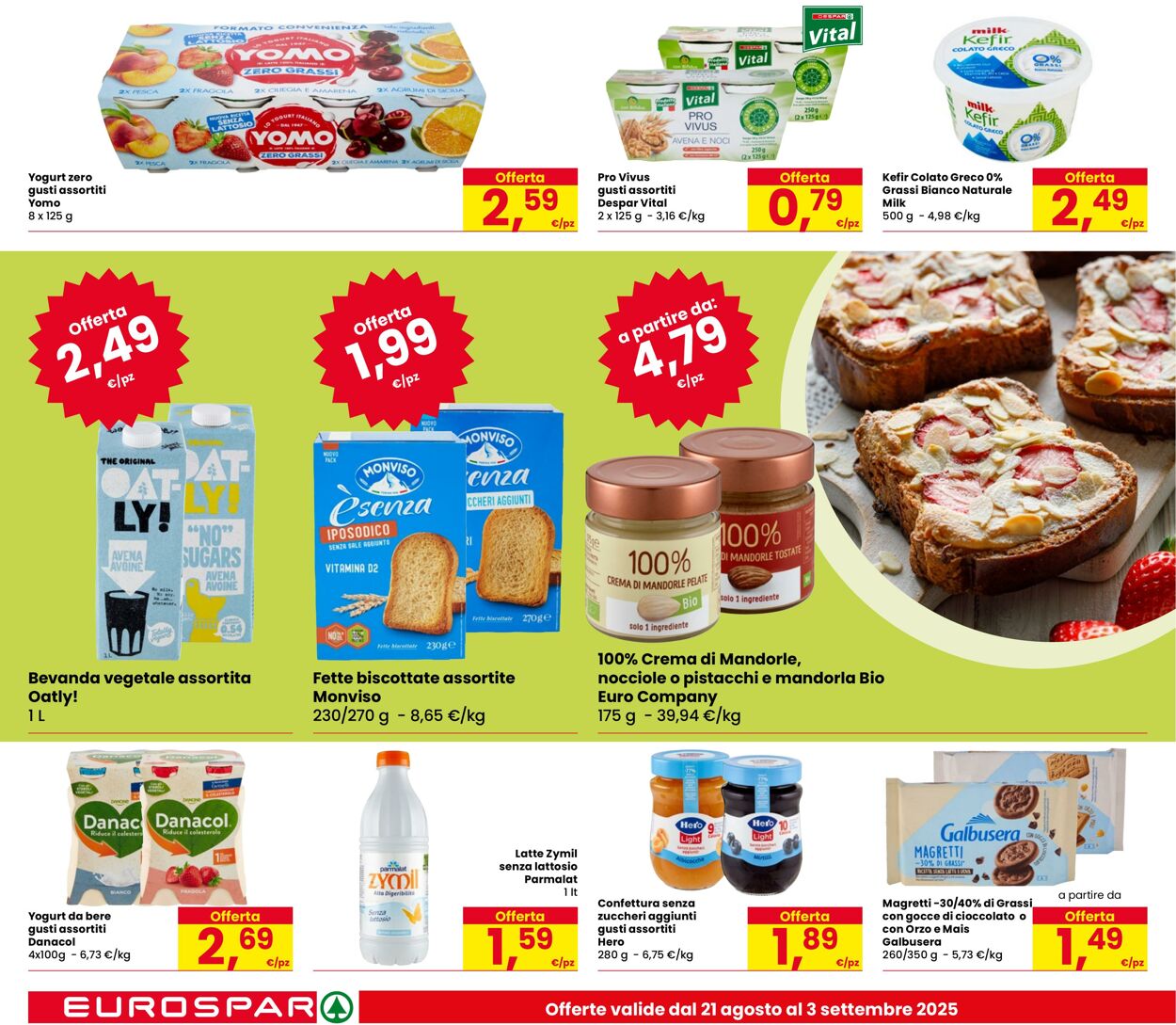 Volantino Eurospar 21.08.2025 - 03.09.2025