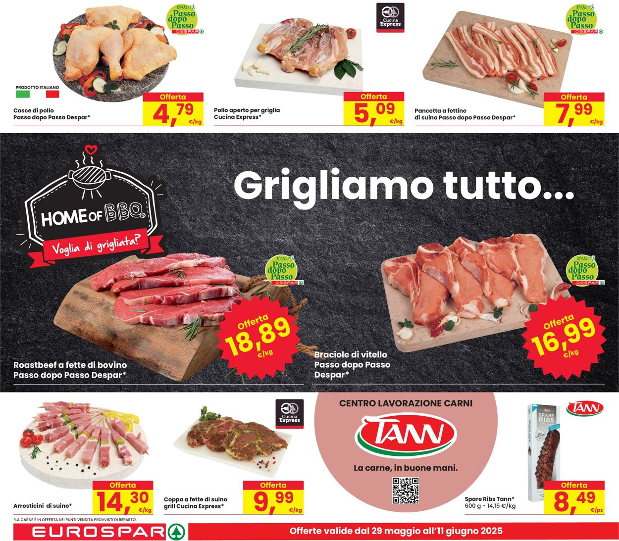 Volantino Eurospar 29.05.2025 - 11.06.2025