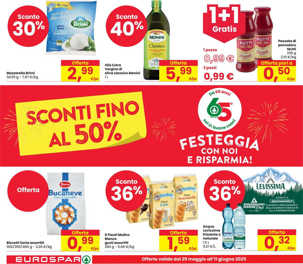 Volantino Eurospar 29.05.2025 - 11.06.2025