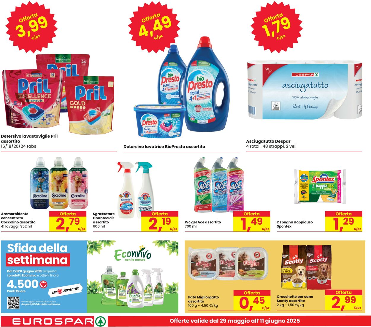 Volantino Eurospar 29.05.2025 - 11.06.2025