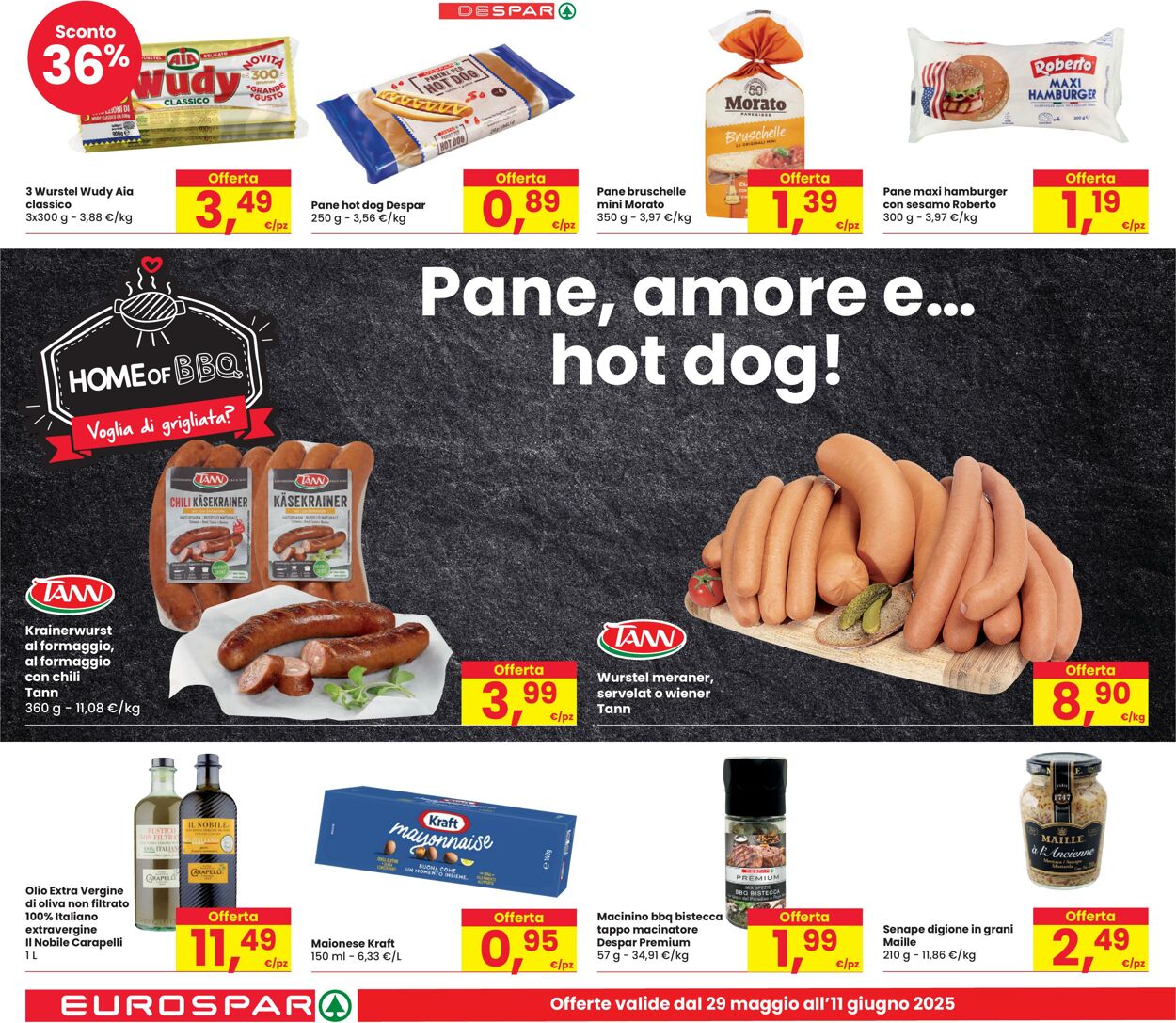 Volantino Eurospar 29.05.2025 - 11.06.2025