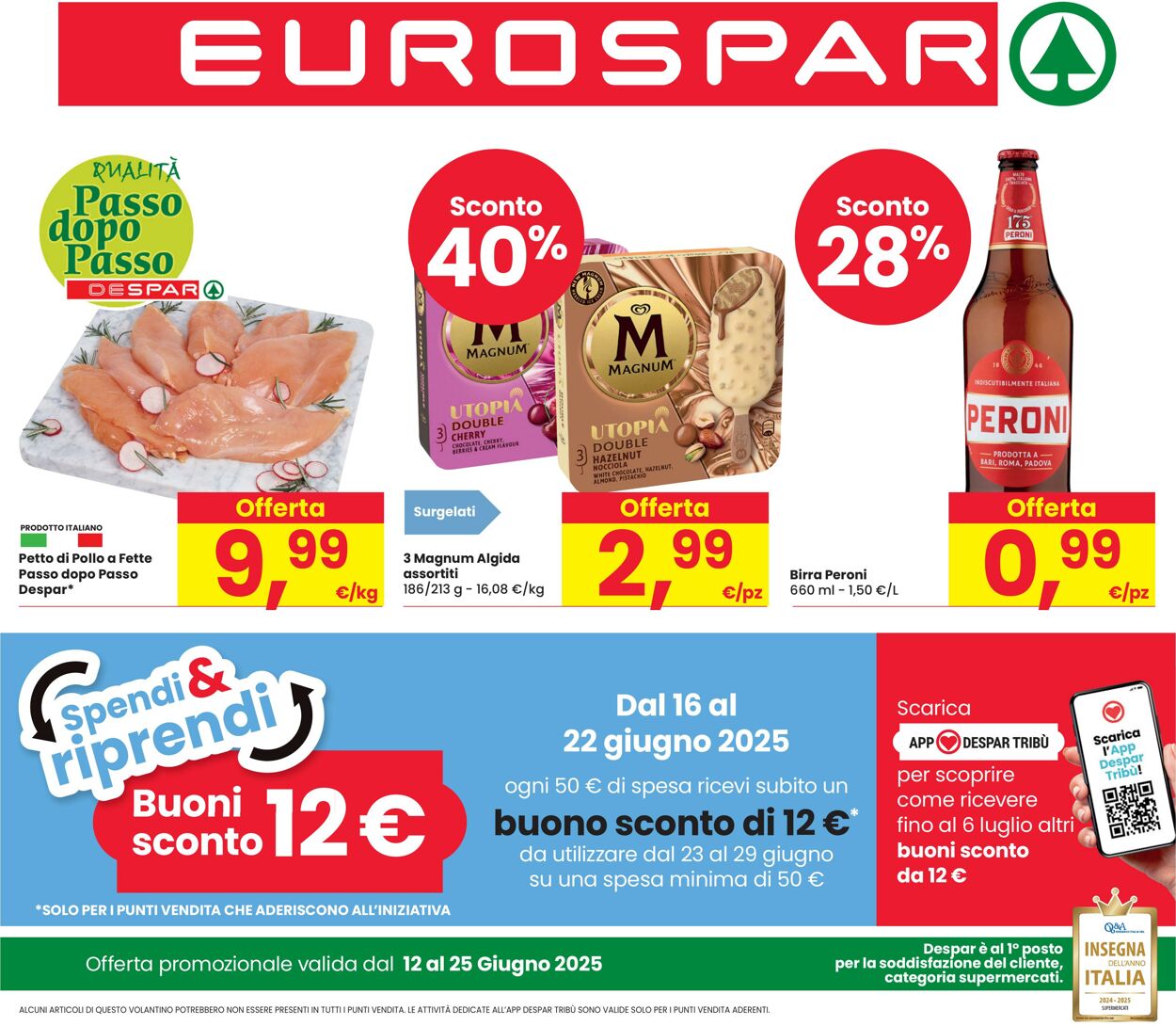 Volantino Eurospar 12.06.2025 - 25.06.2025