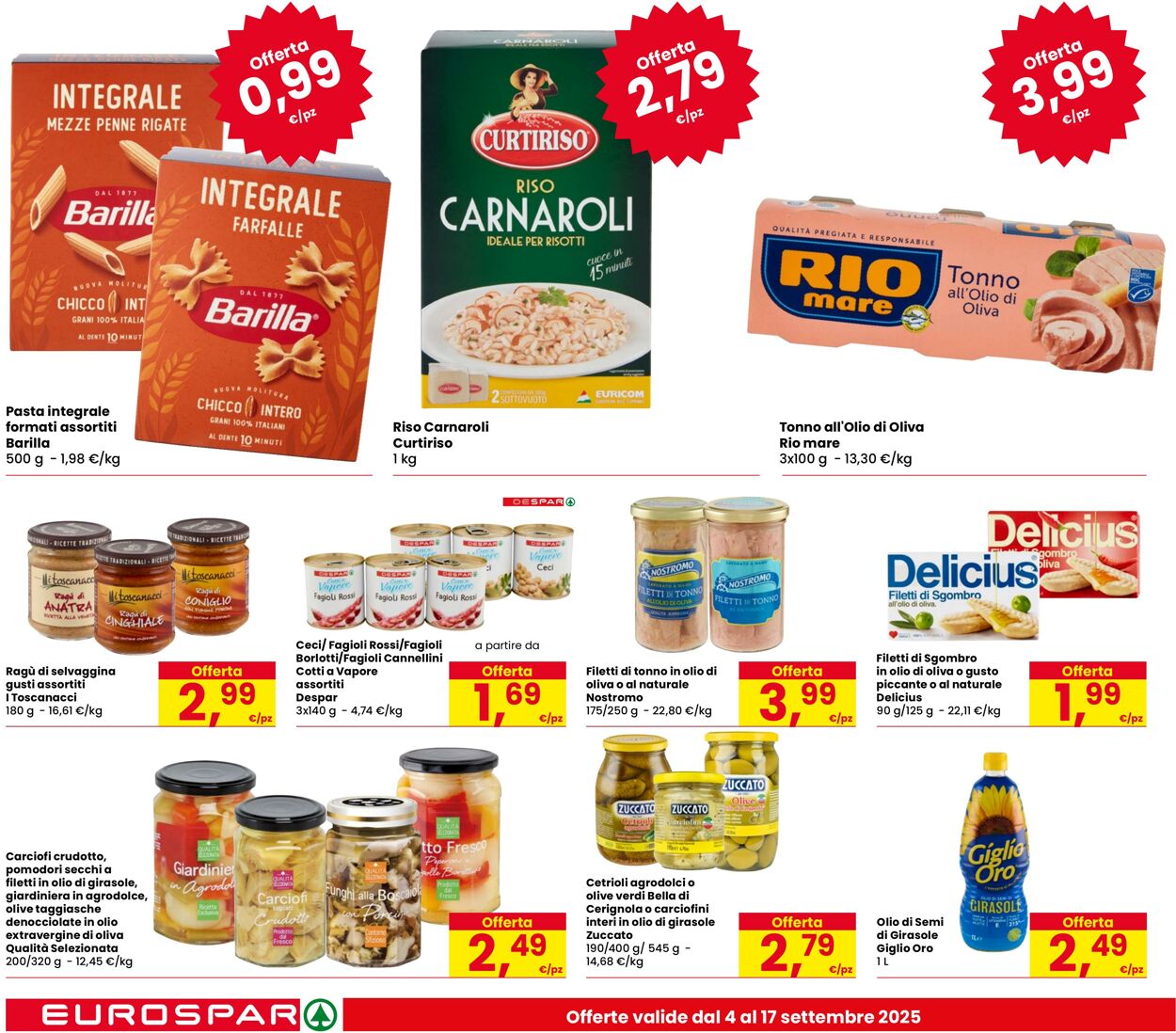 Volantino Eurospar 04.09.2025 - 17.09.2025