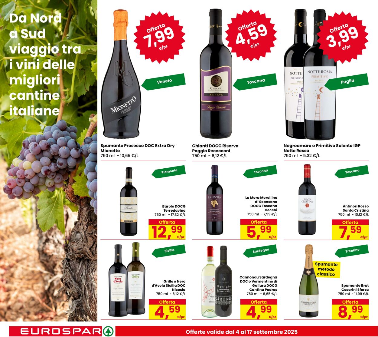 Volantino Eurospar 04.09.2025 - 17.09.2025
