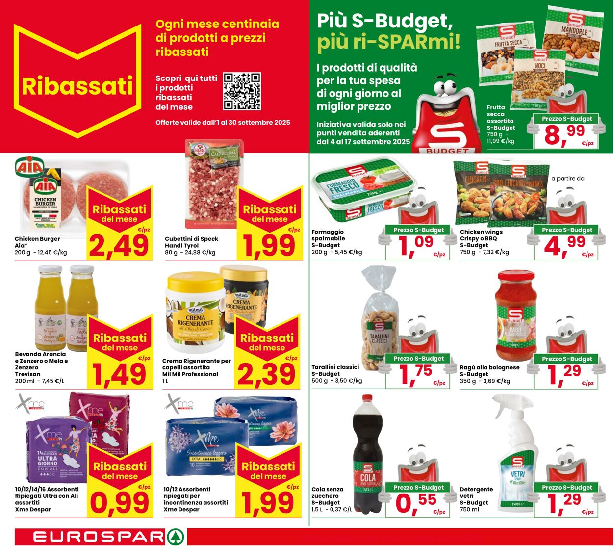 Volantino Eurospar 04.09.2025 - 17.09.2025