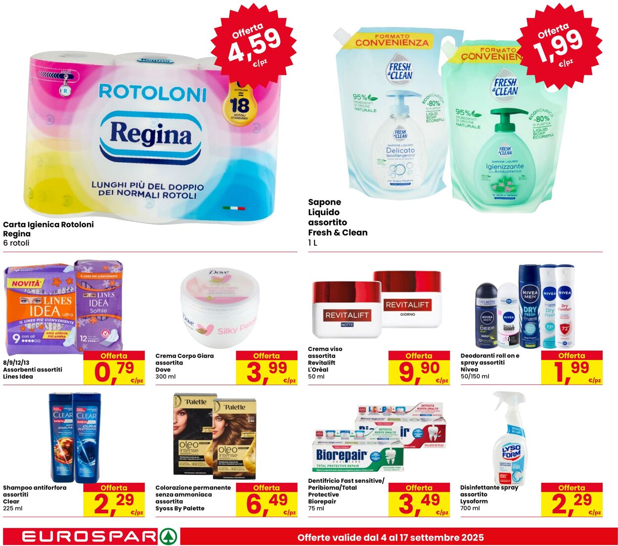 Volantino Eurospar 04.09.2025 - 17.09.2025
