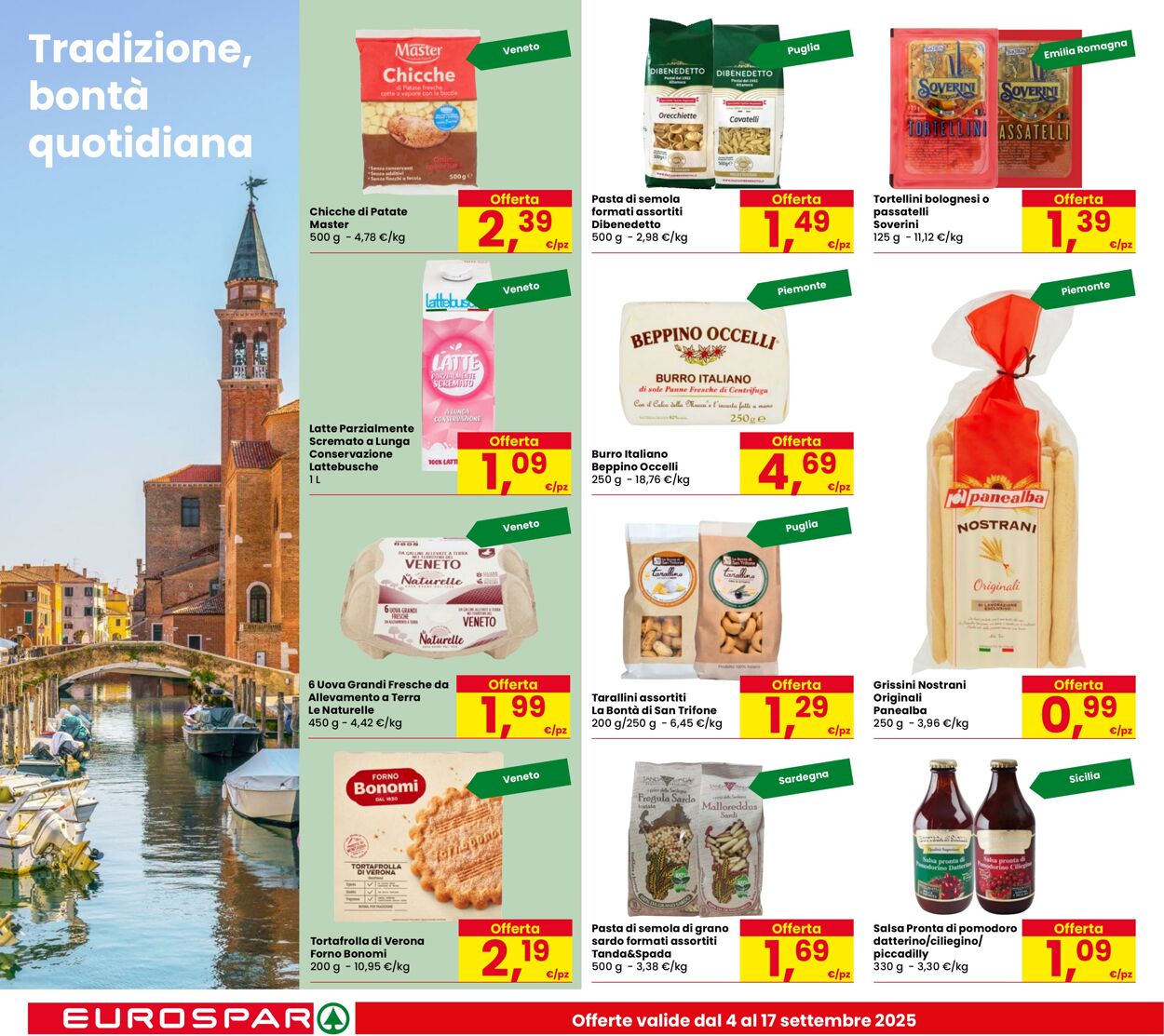Volantino Eurospar 04.09.2025 - 17.09.2025