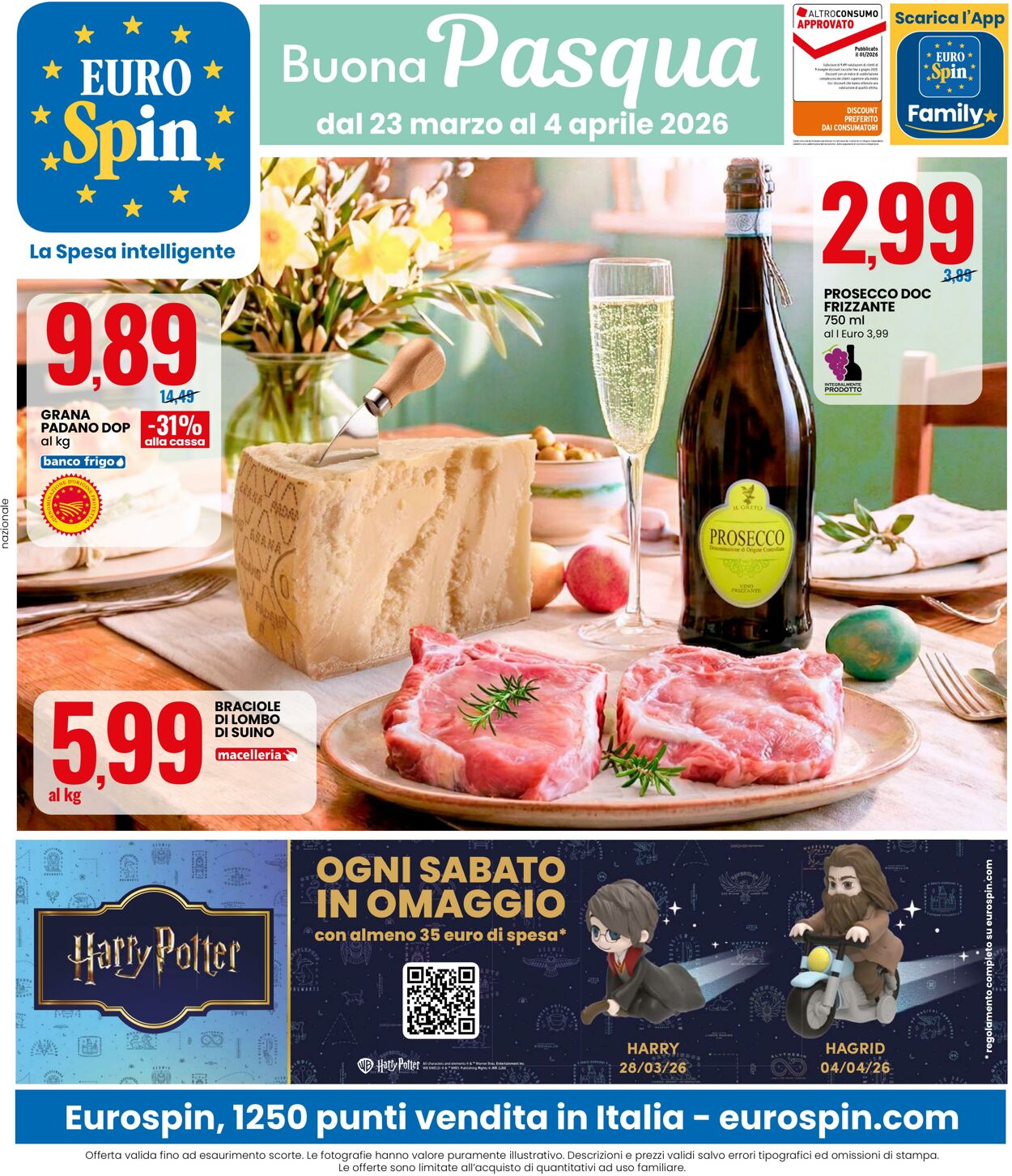 Volantino Eurospin 23.03.2026 - 04.04.2026