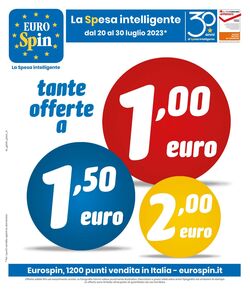 Volantino Eurospin 20.07.2023 - 30.07.2023