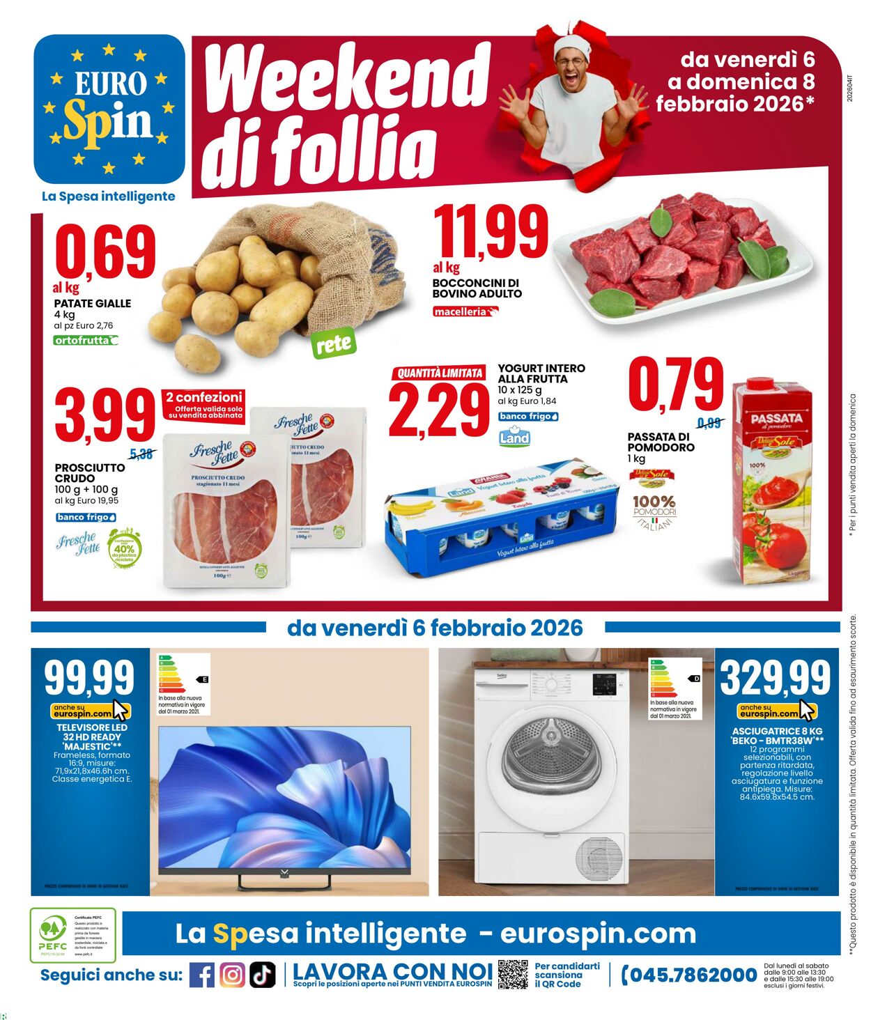 Volantino Eurospin 29.01.2026 - 08.02.2026