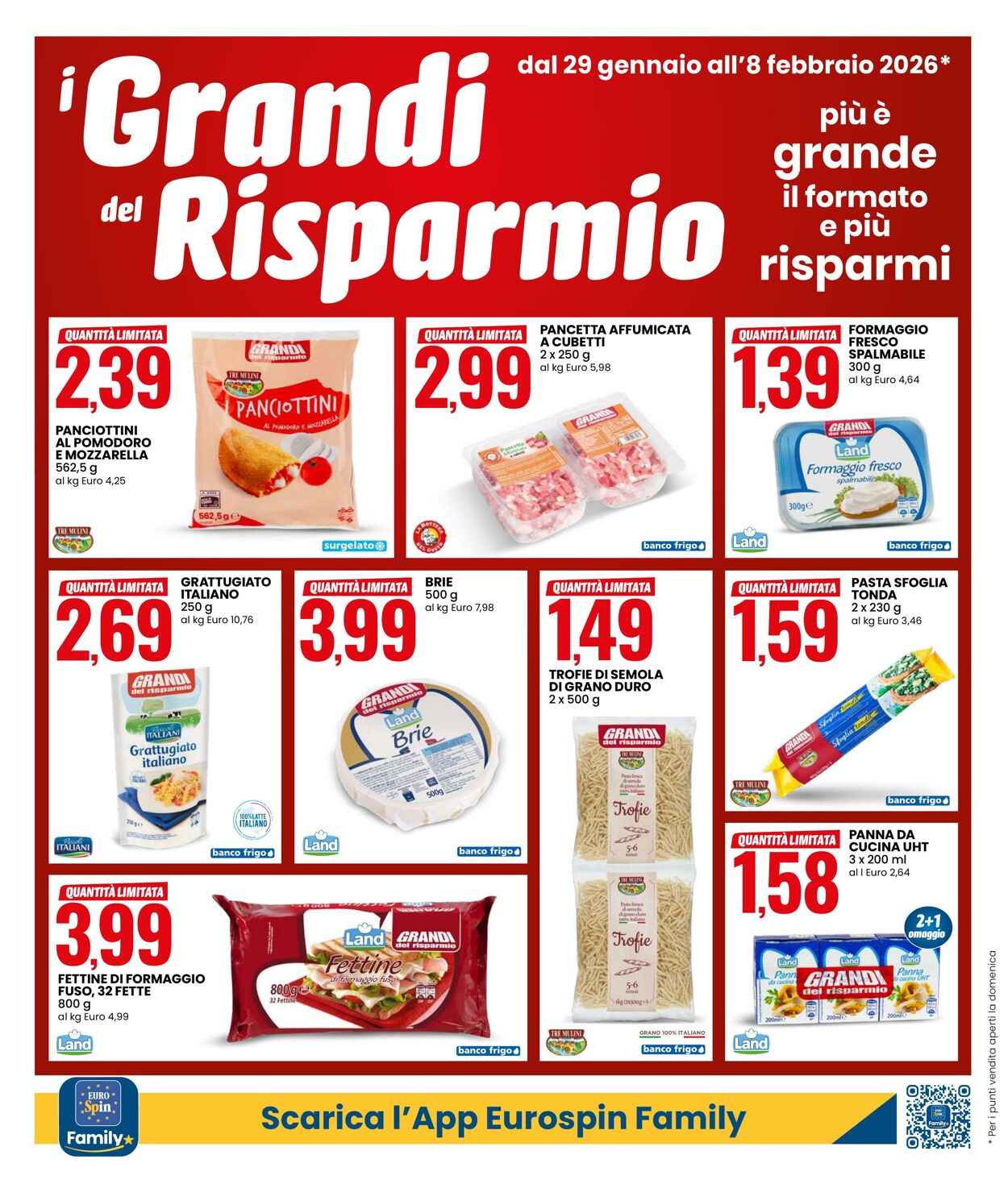 Volantino Eurospin 29.01.2026 - 08.02.2026