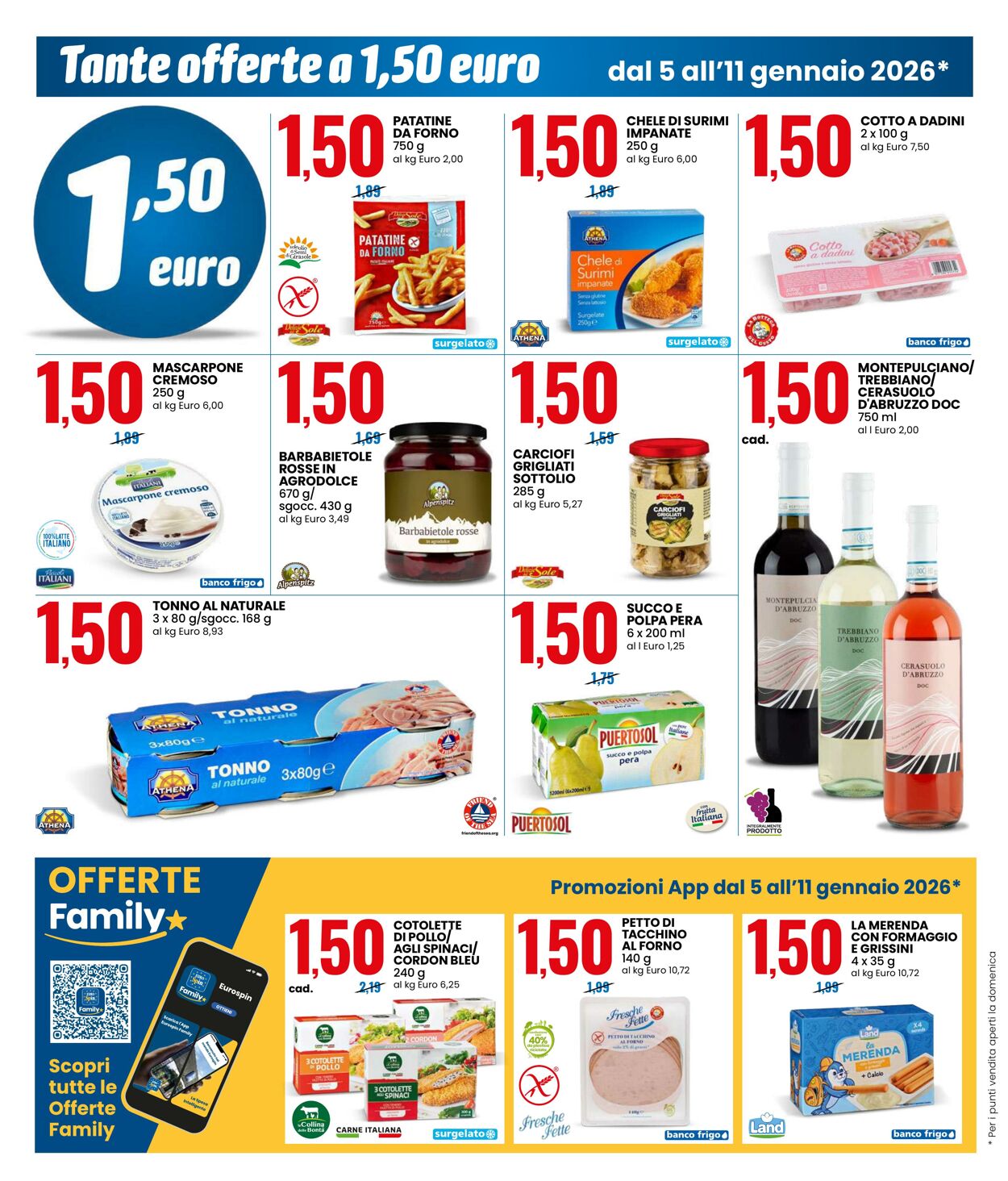 Volantino Eurospin 05.01.2026 - 12.01.2026