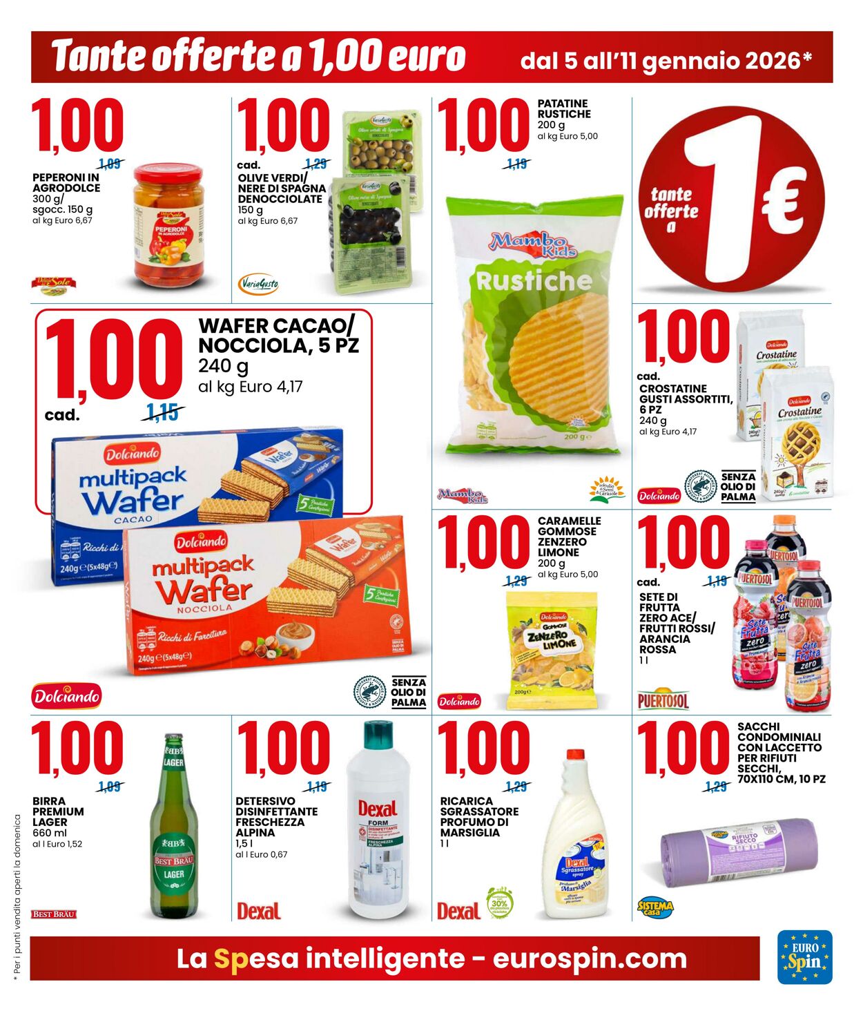 Volantino Eurospin 05.01.2026 - 12.01.2026