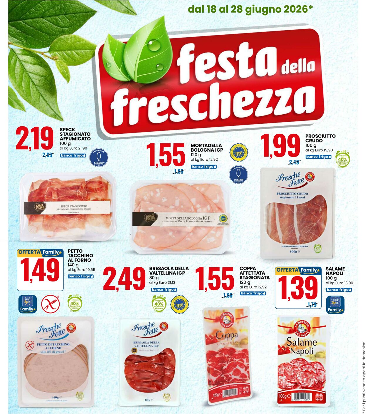 Volantino Eurospin 18.06.2026 - 28.06.2026