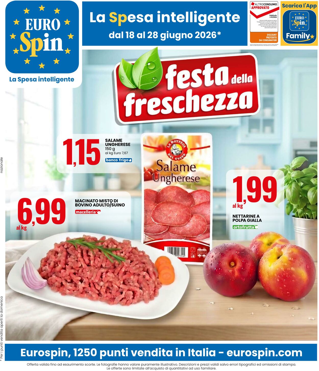 Volantino Eurospin 18.06.2026 - 28.06.2026