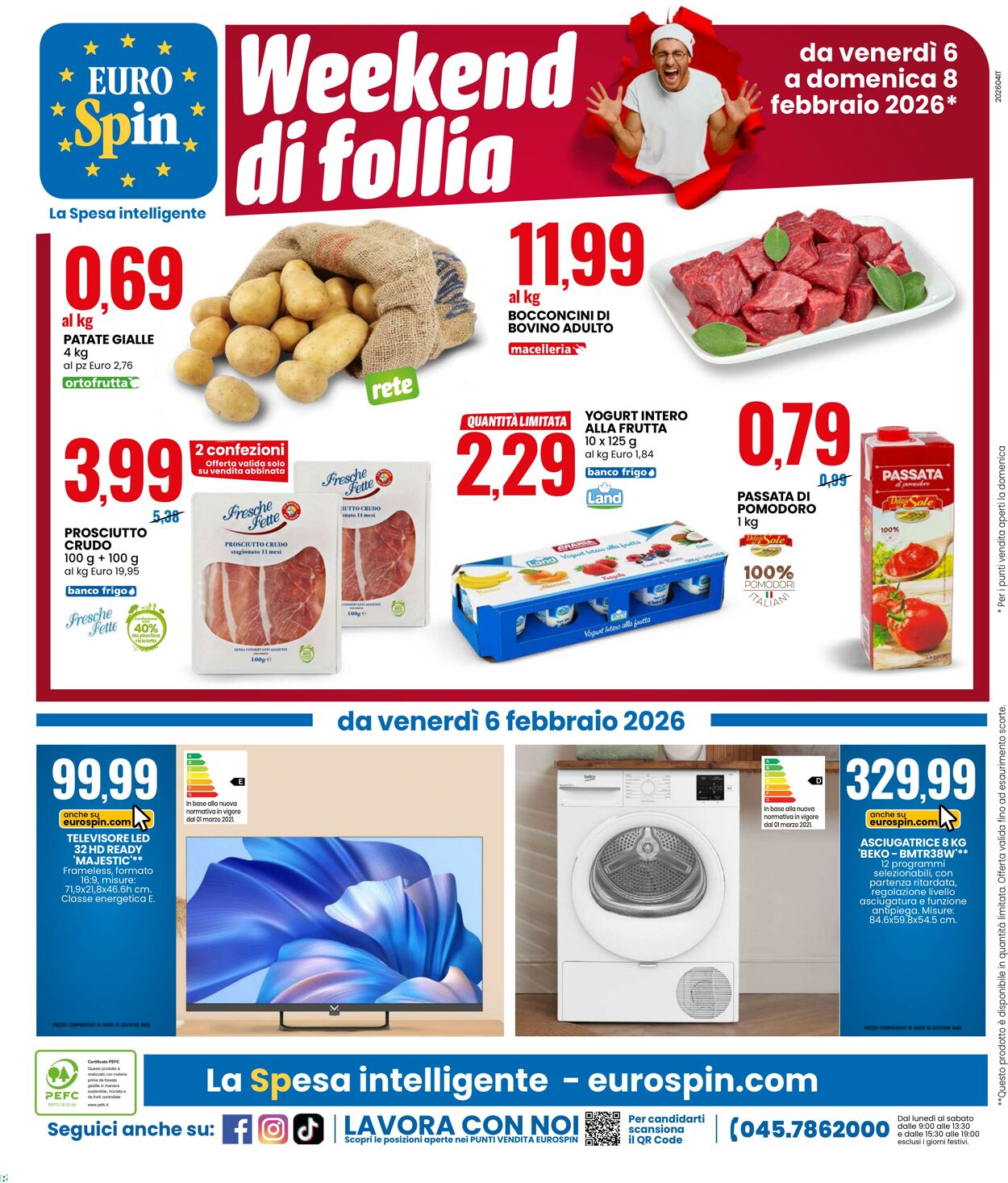 Volantino Eurospin 29.01.2026 - 08.02.2026