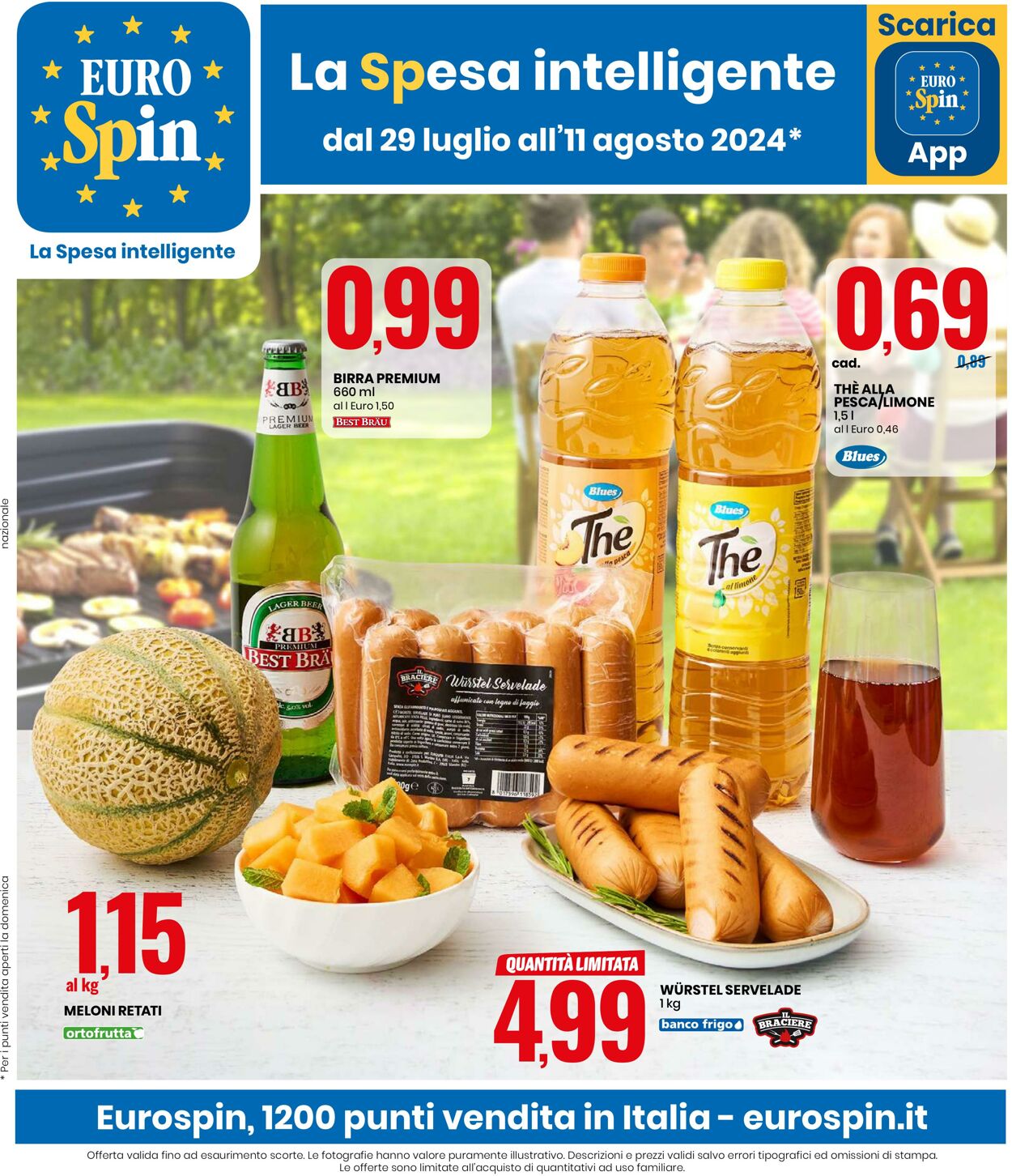 Volantino Eurospin 29.07.2024 - 11.08.2024