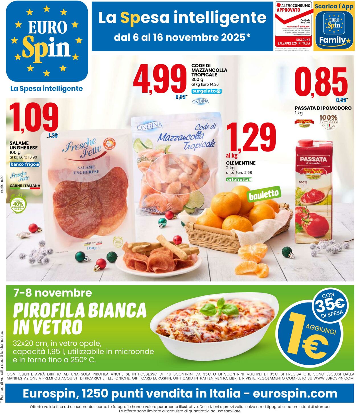 Volantino Eurospin 06.11.2025 - 16.11.2025