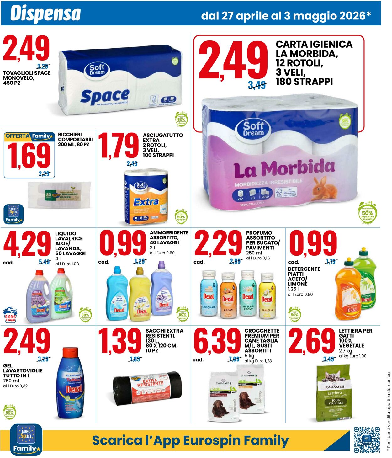 Volantino Eurospin 27.04.2026 - 03.05.2026