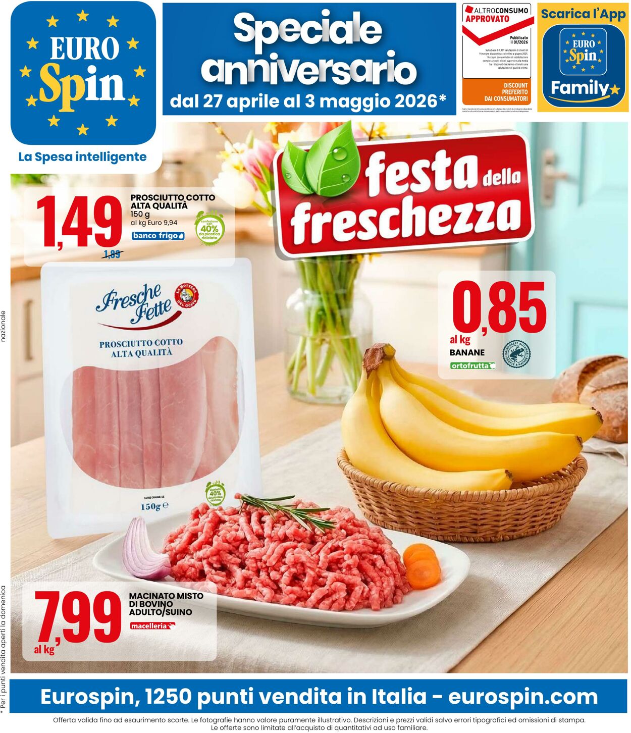 Volantino Eurospin 27.04.2026 - 03.05.2026