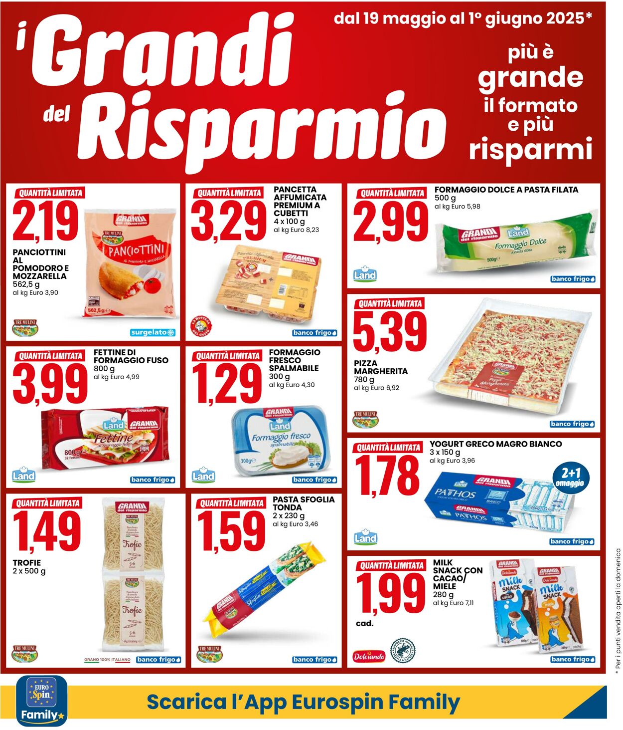 Volantino Eurospin 19.05.2025 - 01.06.2025