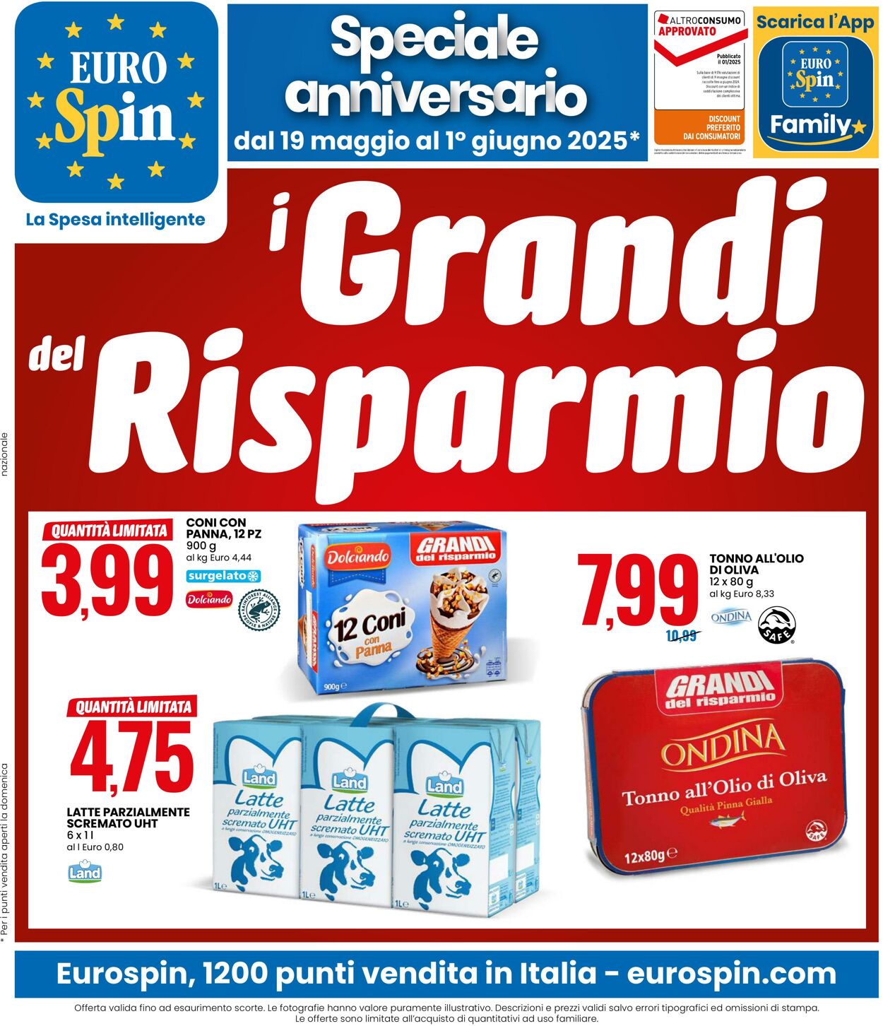 Volantino Eurospin 19.05.2025 - 01.06.2025