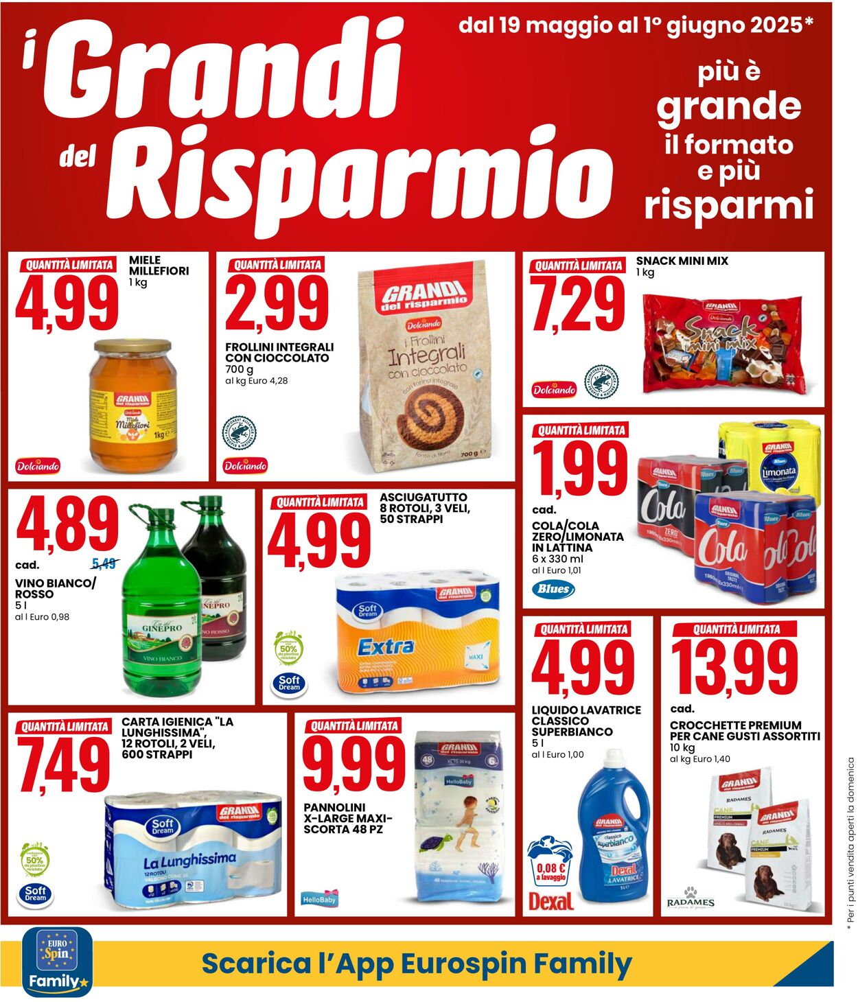 Volantino Eurospin 19.05.2025 - 01.06.2025