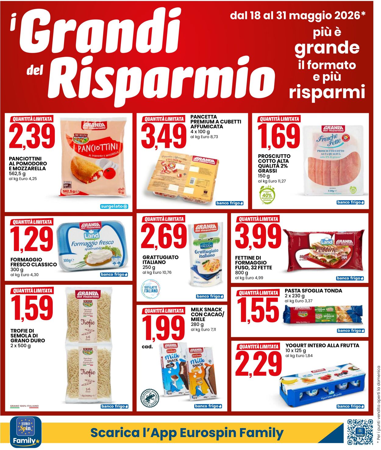 Volantino Eurospin 18.05.2026 - 31.05.2026