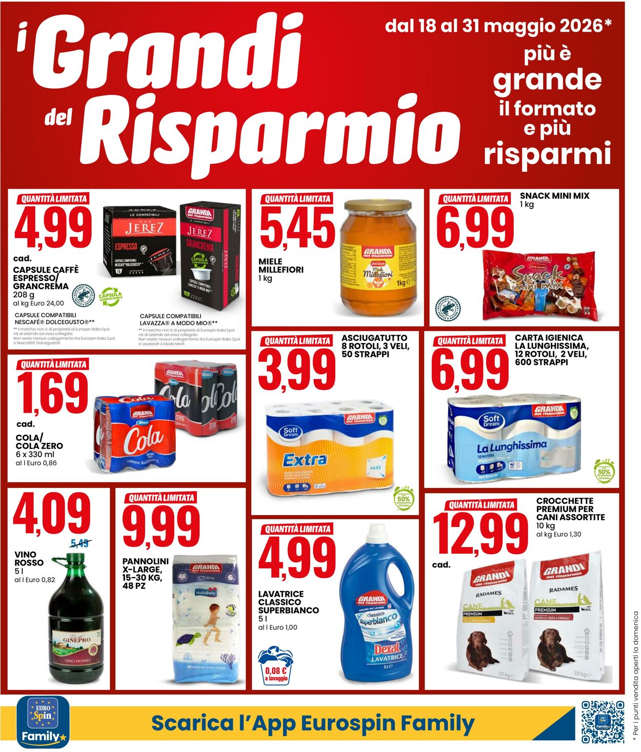 Volantino Eurospin 18.05.2026 - 31.05.2026